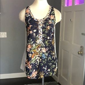 Anthropologie Tiny Contrasting Fabric Tank